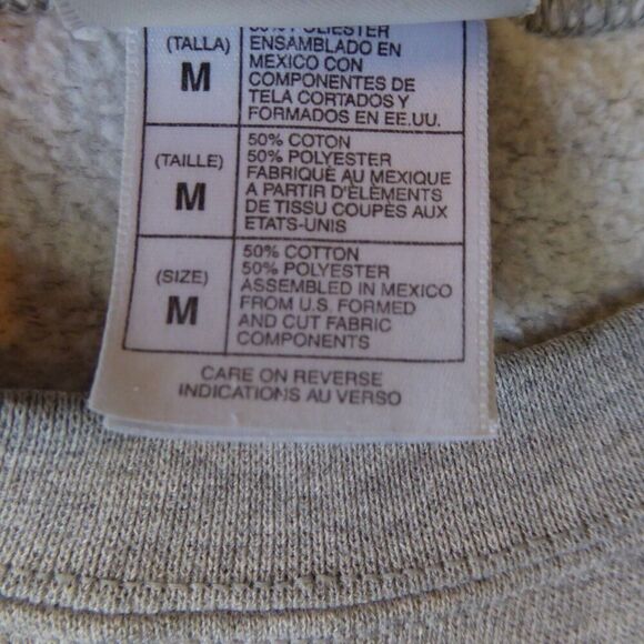 Vintage Disney Sweatshirt Mens Medium Gray Long Sleeve Crewneck  Eeyore Graphic - Picture 4 of 10